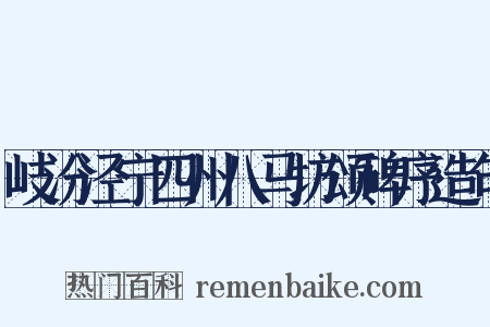 岐汾泾宁四州八马坊颂碑序造句是什么意思的图片